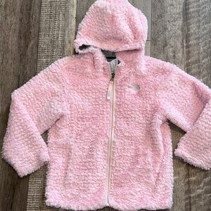 The North Face Soft Pink Fleece Jacket- size 4T